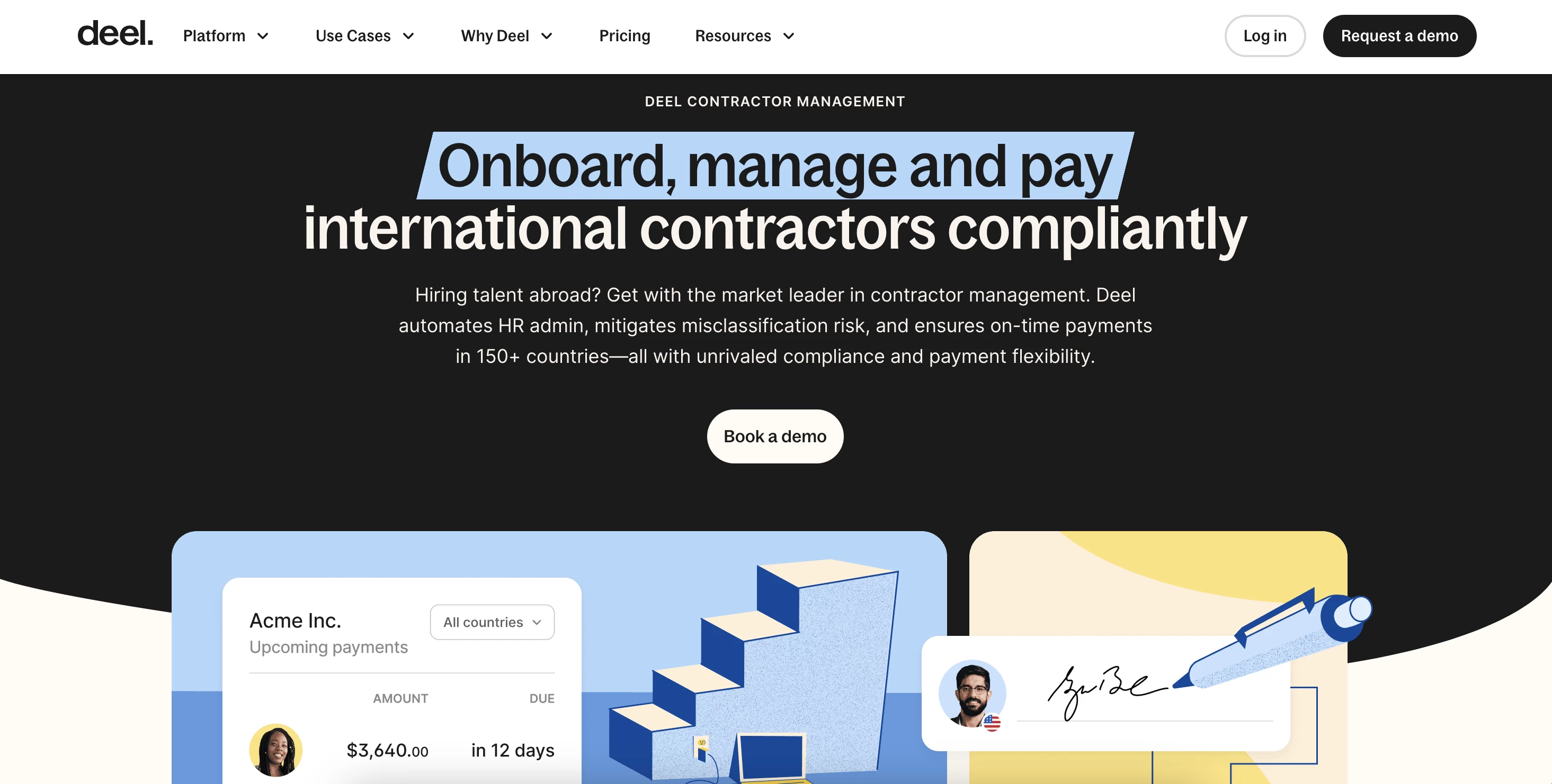 Deel Contractor Management Software