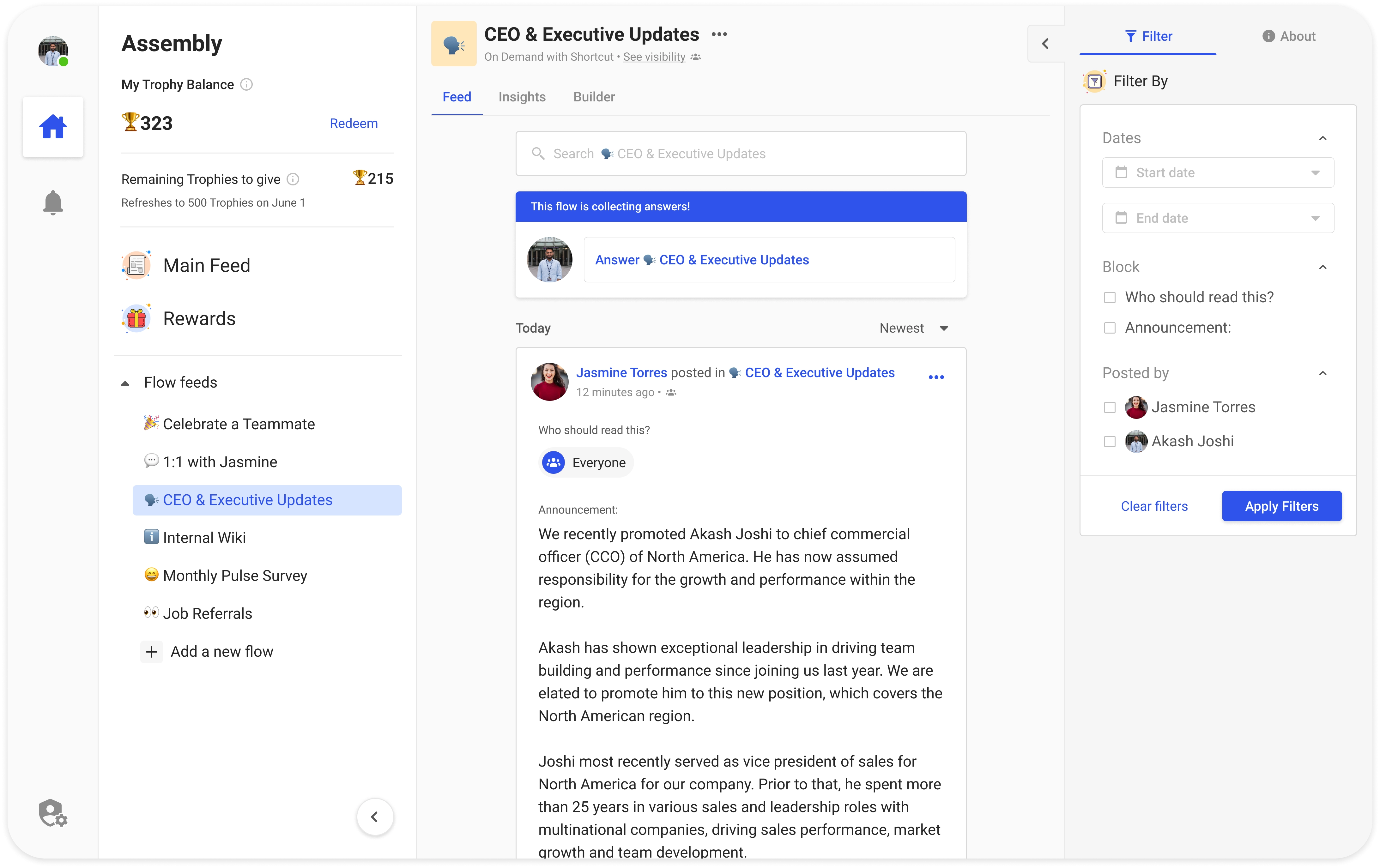 Assembly Communication Tool