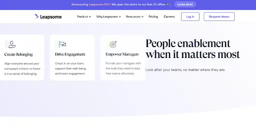 Leapsome People Manager Tool