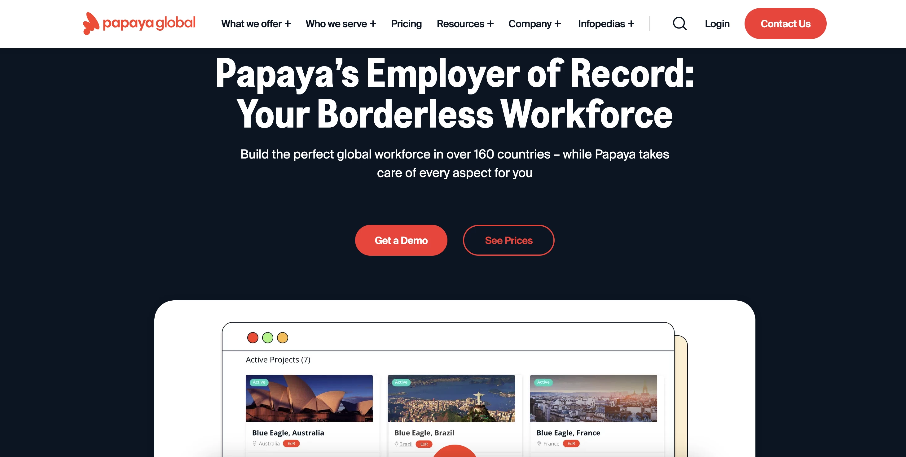 Papaya Global EOR Platform