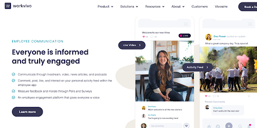 Workvivo Employee Experience Software