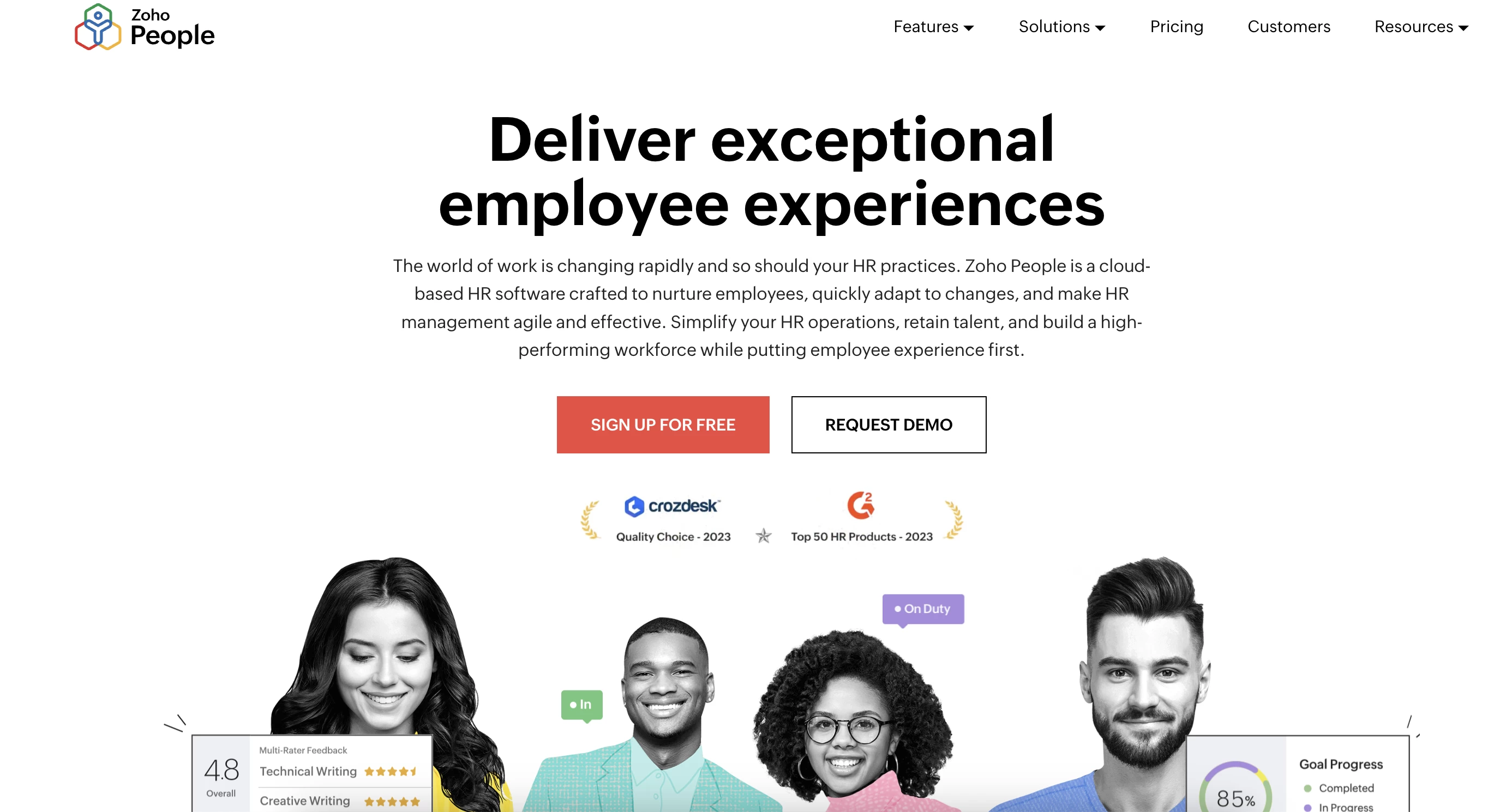 Zoho People HR Tool